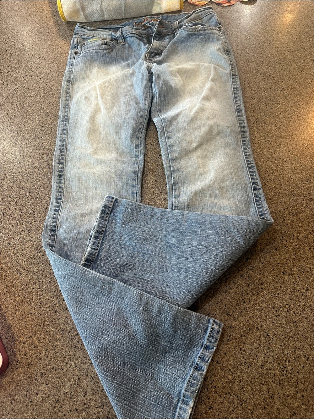 Light Blue Washed Denim Jeans